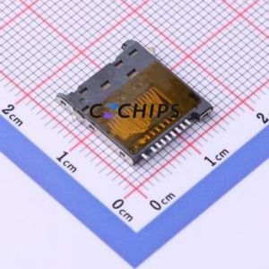 HYCW143-TF09-135B SD Card / Memory Card Connector Through hole Connector Self-Return Type MicroSD Card TF Card Card Holder With - Product Image 2