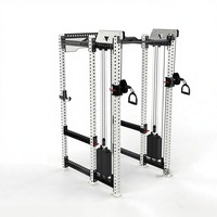 Machine de musculation multifonctionnelle en métal de qualité commerciale, Smith Machine Trainer Squat Rack LW-LAS06