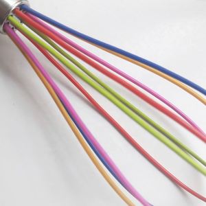 Fouet en acier inoxydable et silicone avec surface antiadhésive résistante à la chaleur pour mélanger les œufs, outil de cuisine, batteur - Product Image 4