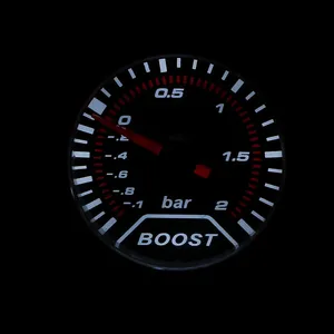 เกจวัดรถยนต์ YOMI ขนาด 52 มม. 2 นิ้ว วัดบูสต์ PSI อุณหภูมิไอเสีย อุณหภูมิน้ำ อุณหภูมิน้ำมัน แรงดันน้ำมัน แรงดันอากาศ อัตราส่วนน้ำมันเชื้อเพลิง โวลต์มิเตอร์ และมาตรวัดรอบเครื่องยนต์ - Product Image 4