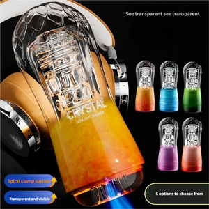 Masturbateur automatique à aspiration chauffante, produit sexuel, vibromasseur, gobelet, jouets sexuels en TPE pour hommes, <span class=keywords><strong>masturbation</strong></span> masculine - Product Image 4