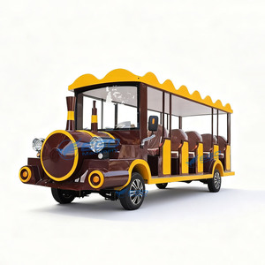 Vehículo Eléctrico de Pasajeros 2026 para Vacaciones, Autobús Turístico Panorámico, Autobús Eléctrico de Turismo con Certificación CE en Venta - Product Image 1