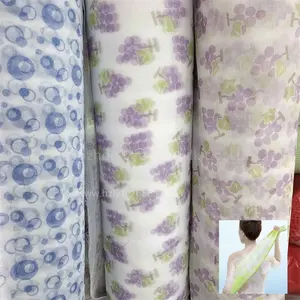 Manufacture Supply Printing Japanese Beauty Shower Towel Fabric Nylon Beauty Cloth For Bathing OEM