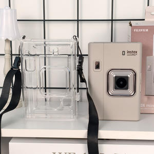 Étui de protection transparent avec dragonne, sac rigide en plastique, accessoire pour appareil photo instantané <span class=keywords><strong>Fujifilm</strong></span> <span class=keywords><strong>Instax</strong></span> <span class=keywords><strong>Mini</strong></span> <span class=keywords><strong>Liplay</strong></span> Plus - Product Image 3