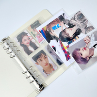 Álbum de Kpop de Hojas Sueltas, Carpeta para Tarjetas Fotográficas de Ídolos, Almacenamiento de Tarjetas Coleccionables, Álbum de Fotos
