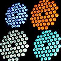 Faro PAR a 54 LED, controllo DMX 512, RGB, ideale per palchi professionali e DJ
