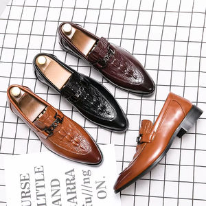 Zapatos Oxford de Cuero de Grano Completo Hechos a Mano con Punta en Pico para Hombre, Zapatos Formales Clásicos de Negocios, Cómodos, Impermeables, para Oficina - Product Image 5