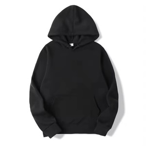 Men Custom Logo Hooded Pullover Hoodies <b>Sweatshirts</b> <b>Plain</b> Blank Knitted Polyester/Cotton Windproof Sublimated Printing Clothing - Product Image 4
