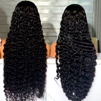 Peluca rizada Pixie lista para usar, cabello humano brasileño, sin pegamento, al por mayor, cabello natural con pelucas frontales de encaje completo HD.