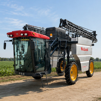 Les pulvérisateurs autopropulsés pour tracteurs sont utilisés pour l'application de pesticides sur le riz et le maïs.