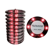 Café rechargeable caboteur sonnerie de radiomessagerie 10 étanche vibrant longue portée bip sans fil file d'attente système d'appel téléavertisseur restaurant