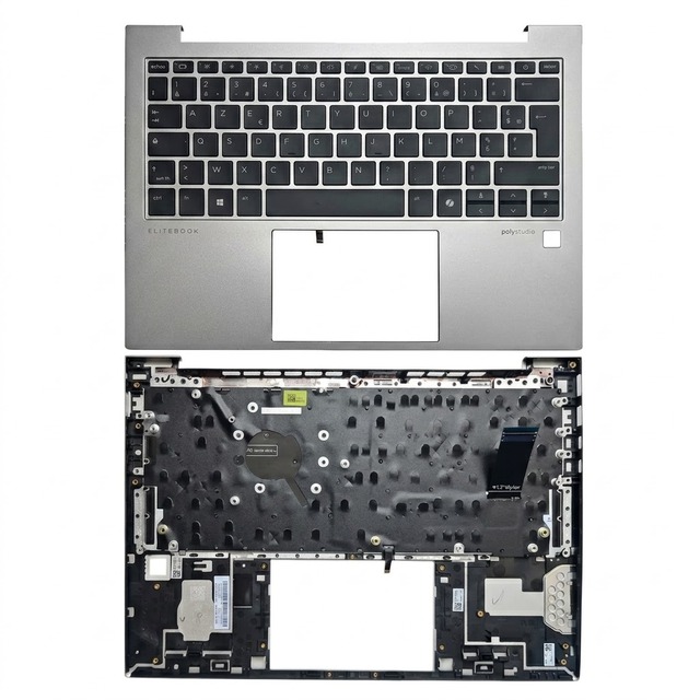 Laptop Palmrest Keyboard AZERTY for HP EliteBook 830 G11 French Backlit Replacement Assembly