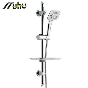 Ensemble de pomme de douche moderne en cascade nordique à 3 fonctions, ensemble de barre de douche coulissante en acier inoxydable 304 avec <span class=keywords><strong>tuyau</strong></span> <span class=keywords><strong>souple</strong></span> - Product Image 2
