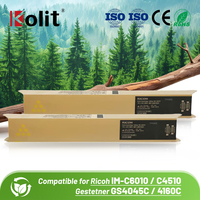 Tóner Kolit Económico de Envío Rápido KLT-C6010, Cartucho de Tóner sin Fugas de Polvo Compatible con la Fotocopiadora Digital Ricoh IM C6010