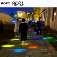 Lámpara de Proyección Interactiva HOVY con Software/Sistema, Atracción Nocturna, Juego de Proyección Interactiva para Piso/Suelo