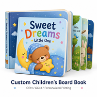 Libro Infantil Impreso Personalizado, Impresión Offset a Todo Color con Páginas de Cartón Grueso para Bebés y Niños Pequeños, Aprendizaje Temprano