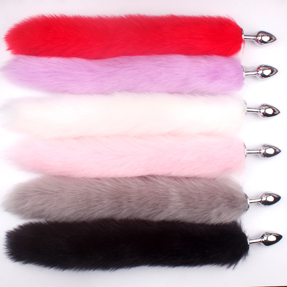 Frisky Stainless Steel Anal Butt Plug with Fox Tail