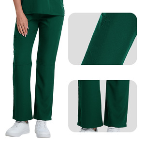 Unisex Hospital Scrubs Split <b>Set</b> Moisture Wicking Stretchy Quick Drying For Nurses <b>Doctors</b> Surgical Use - Product Image 3
