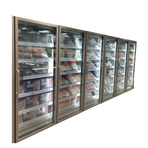 Venta directa de fábrica, congelador comercial, puerta de vidrio, enfriador <span class=keywords><strong>Yeti</strong></span>, gabinete de mariscos congelados, congelador, puerta de vidrio - Product Image 1