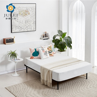 Base de matelas de cadre de lit en métal à lamelles flexibles de 14 pouces de haut pour la maison hôtel appartement entrepôt meubles de chambre à coucher