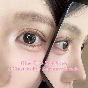 <span class=keywords><strong>Cils</strong></span> inférieurs bruns à 5 rangées, très demandés, longueur mixte 5-6 mm, pré-collés, sans colle, marque privée, 60 grappes <span class=keywords><strong>de</strong></span> <span class=keywords><strong>cils</strong></span> - Product Image 3