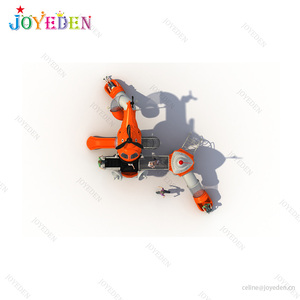 Aire de jeux interactive multifonctionnelle pour enfants en plein air avec mur d'escalade pour zone résidentielle - Product Image 3