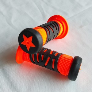 Poignées de guidon de vélo 22,2 mm, antidérapantes, souples, accessoires pour vélos d'enfants, design étoile jaune - Product Image 2