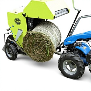 Presse à balles rondes à haute productivité, alimentée par un moteur de tracteur, avec une capacité de 80 à 120 balles/heure - Product Image 1