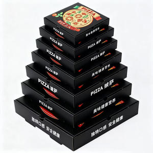 Boîte à pizza blanche de haute qualité pour l'artisanat de pizzas faites <span class=keywords><strong>maison</strong></span> Logo personnalisé Spécifications de feuille de carton ondulé et de carton Boîtes à pizza personnalisées - Product Image 5