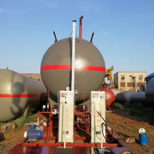 Grande capacité de prix du réservoir de stockage sous pression gpl en acier au carbone 25000 litres 120 m3