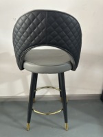 Chaise de bar nordique moderne Simple tabouret haut caissier réception dossier bar chaise haute lumière luxe maison