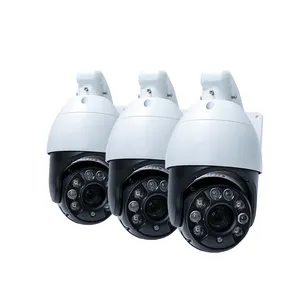 XONZ高清POE电源20X PTZ摄像机，5MP室内和室外150米长距离自动变焦P2P监控PTZ IP圆顶摄像机