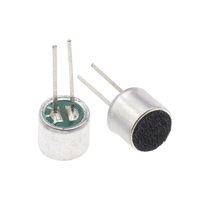 Capsule de microphone à condensateur électret 5*6mm avec cache-micro, microphone de capture sonore