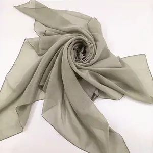 110*110Cm soft pastel color Muslim Square malaysia japan voile cotton bawal tudung