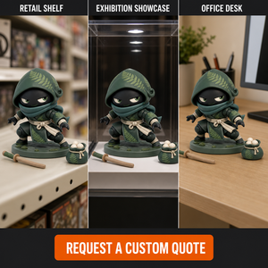 OEM Maßgefertigte Waldfern-Schatten-Ninja Vinylfigur Direktvertrieb Blatt-<span class=keywords><strong>Assassin</strong></span> Kunstspielzeug <span class=keywords><strong>Figur</strong></span> - Product Image 5