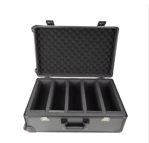 Custodia personalizzata a 5 file con ruote per carte graduate PSA SGC BVG - Scatola portaoggetti con trolley - Product Image 5