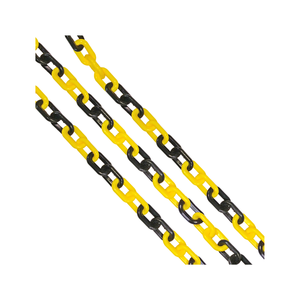 Cadena de plástico hecha en Taiwán de alta calidad, 6mm100M, 2 eslabones + 2 eslabones, cadena de poste corto en quilates para exportación - Product Image 1