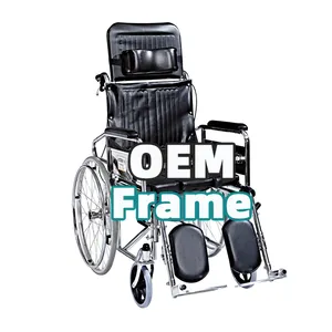 可拆卸扶手折叠新罗德鲁达残障便携式老年残疾人钢马桶轮椅