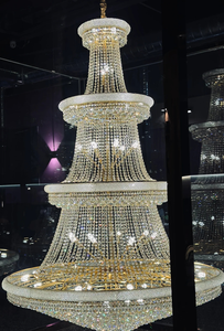 Luxuriöser Kristall-Kronleuchter für Wohnzimmer, Treppenhaus, europäischer Stil, Kronleuchter für Hotellobby, Villa, hohe Deckenbeleuchtung, kostenloser Versand - Product Image 2