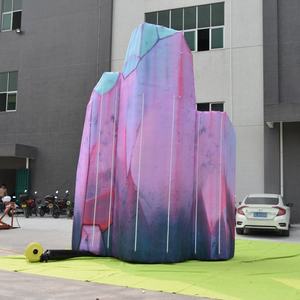 KeepFuns Formation géante gonflable personnalisée en forme <span class=keywords><strong>de</strong></span> <span class=keywords><strong>roche</strong></span> <span class=keywords><strong>de</strong></span> <span class=keywords><strong>cristal</strong></span> - Accessoire gonflable à thème pour fêtes, décor <span class=keywords><strong>de</strong></span> scène et événements - Product Image 5