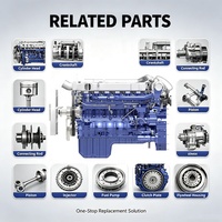 Weichai Dizel Motor WP7.240E51 WP7.270E51 WP7.270E61 WP7.300E61 WP7, SHACMAN Kamyon için Yüksek Verimli Yakıt Tasarruflu Motor Parçaları