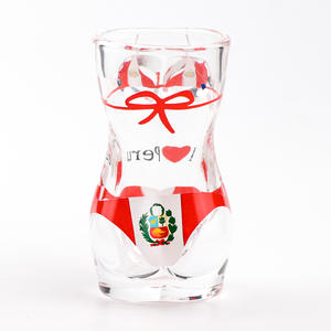 Verres à shot personnalisés avec logo, whisky, vin, souvenir touristique du Pérou, plage, corps sexy, bikini - Product Image 2
