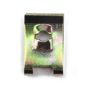Metal U Type <b>Clip</b> For Motorcycle Electric Bike <b>Car</b> License Plate Mounting Replacement Repair Fastener - Product Image 2