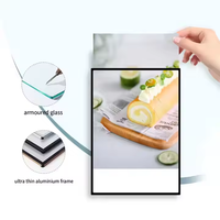 Ventes chaudes Cadre lumineux en aluminium Cadre d'affiche à LED à glissière ultra fin Cadre d'affiche rétroéclairé A1A2A3A Boîte à lumière
