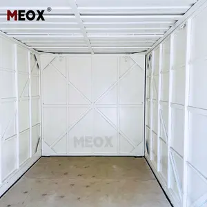 MEOX Custom Q235 9ft 16ft 19ft paquete plano barato móvil prefabricado plegable unidad de almacenamiento de contenedores de envío unidades de almacenamiento portátiles
