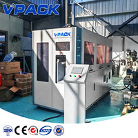 Máquina de Moldeo por Soplado Automática de 3 Cavidades, 30 bar, Moldeadora Industrial por Soplado, Máquina de Moldeo por Soplado y Estirado de PET