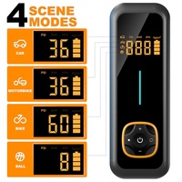 Kit d'outils d'urgence automobile, manomètre numérique ABS, compresseur d'air portable pour voiture avec démarreur de secours, batterie externe, lumière LED 12V