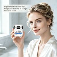 Crème de nuit anti-âge au rétinol avec acide hyaluronique, vitamine E et thé vert, hydratant anti-rides pour le visage, étiquette privée OEM, 50 ml