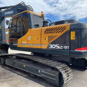 Excavatrice sur chenilles HYUNDAI 305LC-9T 2022 d'occasion, 30,5 tonnes, godet en bon état, 400 heures, moteur, boîte de vitesses, pompe Yuken, CE, en vente - Product Image 1