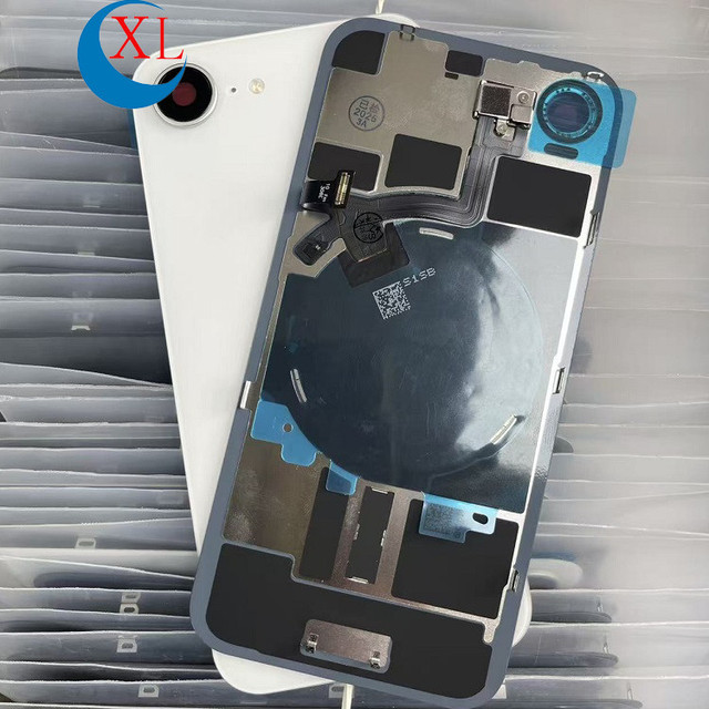 OEM Pre-Install Steel Plate Magnetic Repair Parts Back Glass for iPhone 16 15 14 Pro Max Plus Case Flashlight Wireless Flex